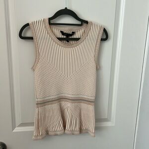 BCBG bodycon peplum top